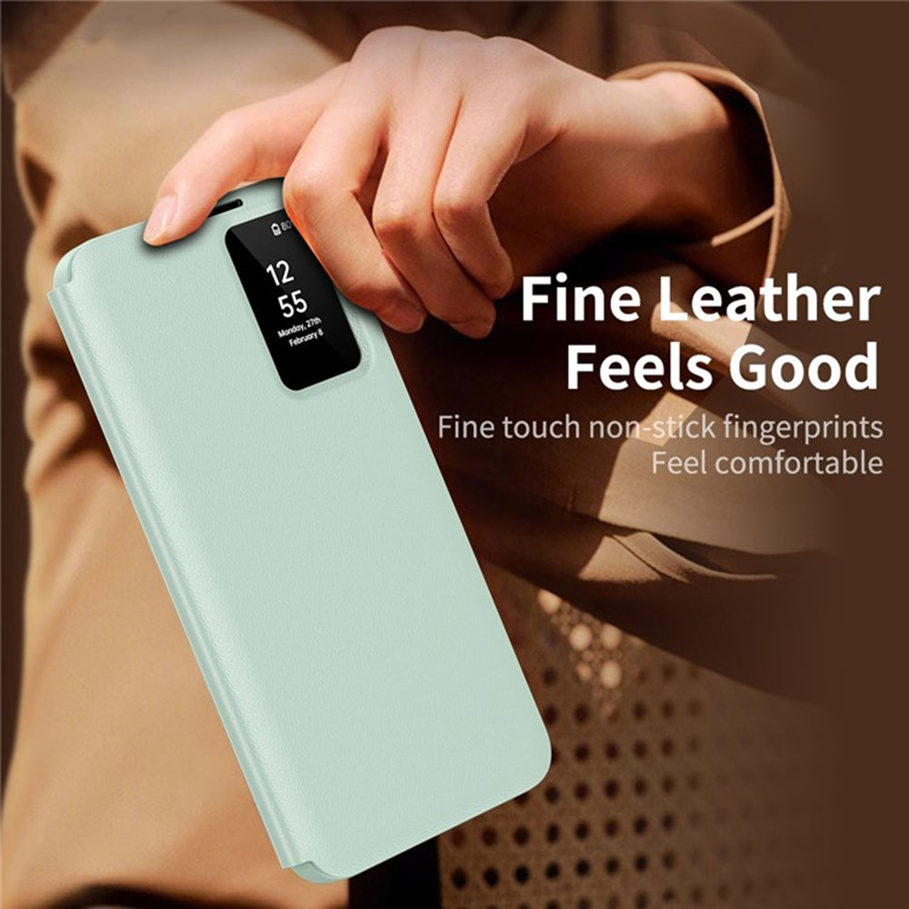 Husa de protectie Techsuit SmartView Series compatibil cu Samsung Galaxy S25 Ultra, Verde
