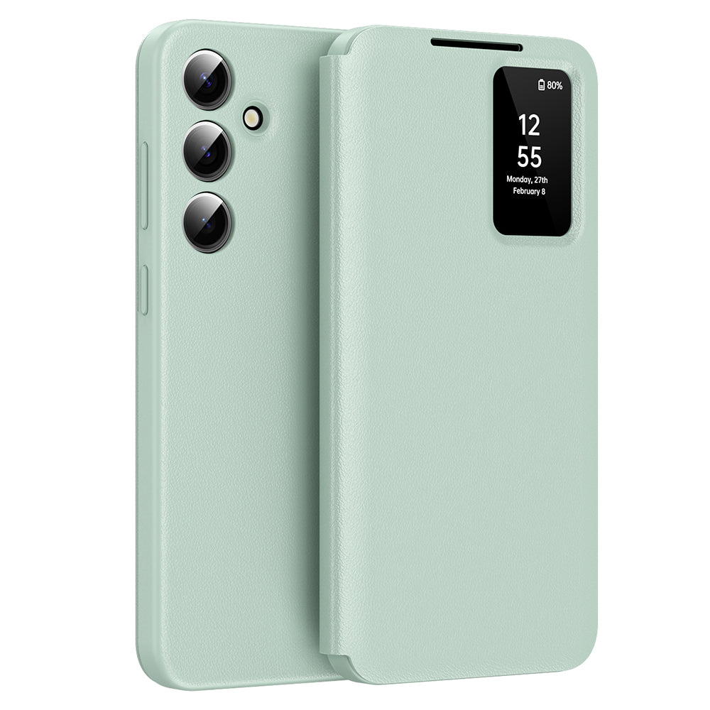 Husa de protectie Techsuit SmartView Series compatibil cu Samsung Galaxy A55 5G, Verde