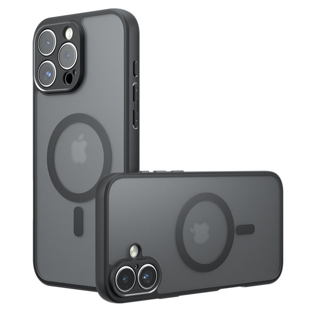 Husa de protectie Techsuit PureFrost MagSafe compatibil cu iPhone 16 Pro Max, Negru Mat
