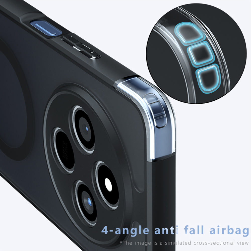 Husa de protectie Techsuit PureFrost MagSafe compatibil cu Xiaomi Redmi 14C, Negru Mat