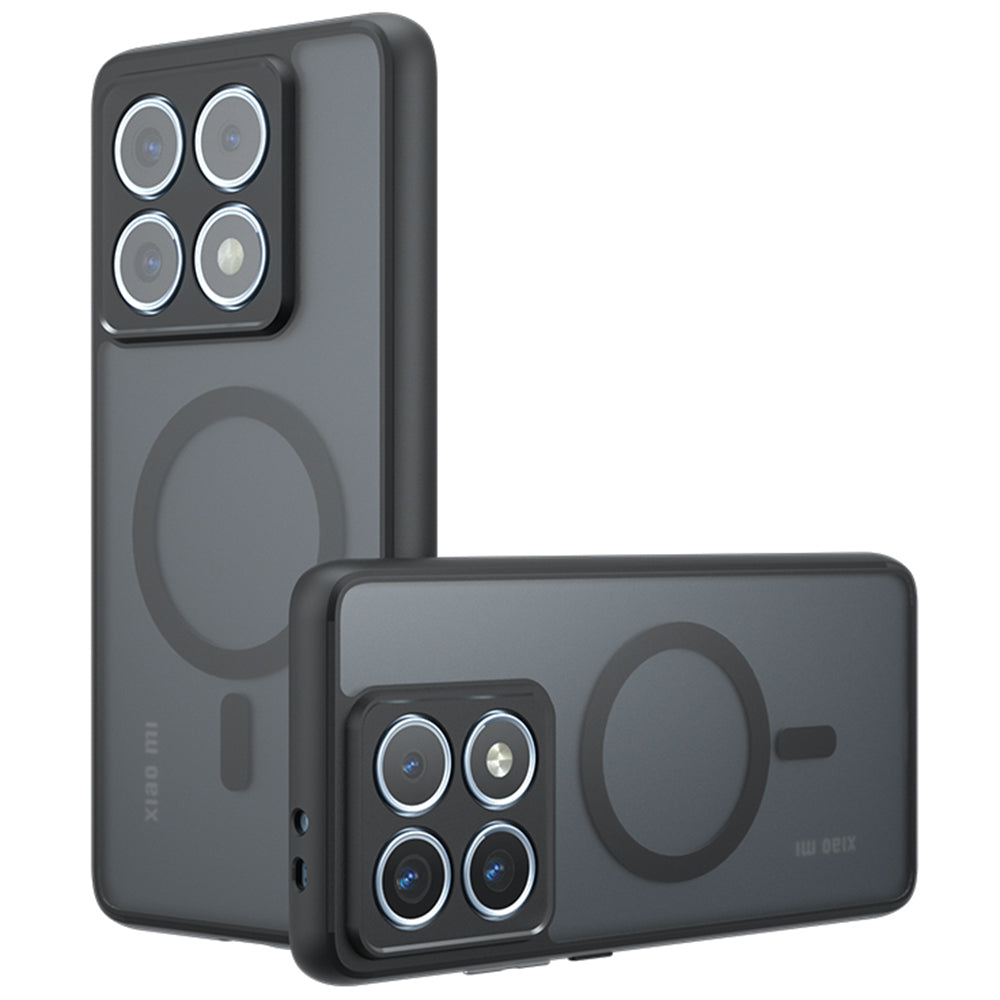 Husa de protectie Techsuit PureFrost MagSafe compatibil cu Xiaomi 14T Pro, Negru Mat
