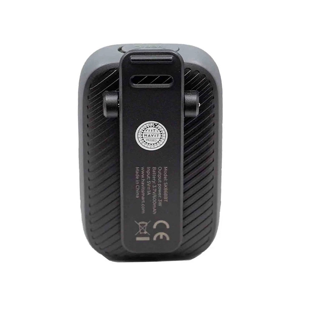 Casti Havit Wireless Speaker (SK868BT), Bluetooth V5.4, 5W, 600mAh, IP67, TWS, Flashlight, Hands-free Calls, Type-C, Negru