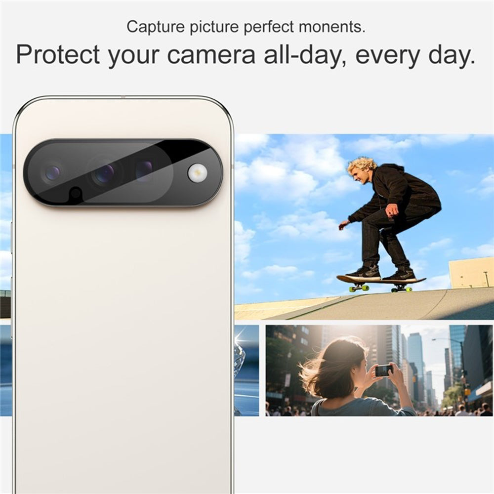 Folie de protectie Techsuit Full Camera Glass compatibil cu Google Pixel 10, Negru