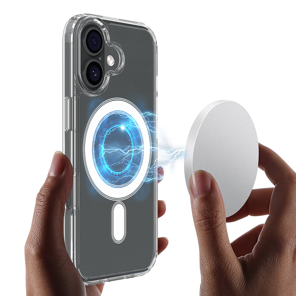 Husa de protectie Techsuit MagSafe Pro compatibil cu iPhone 17, Transparent