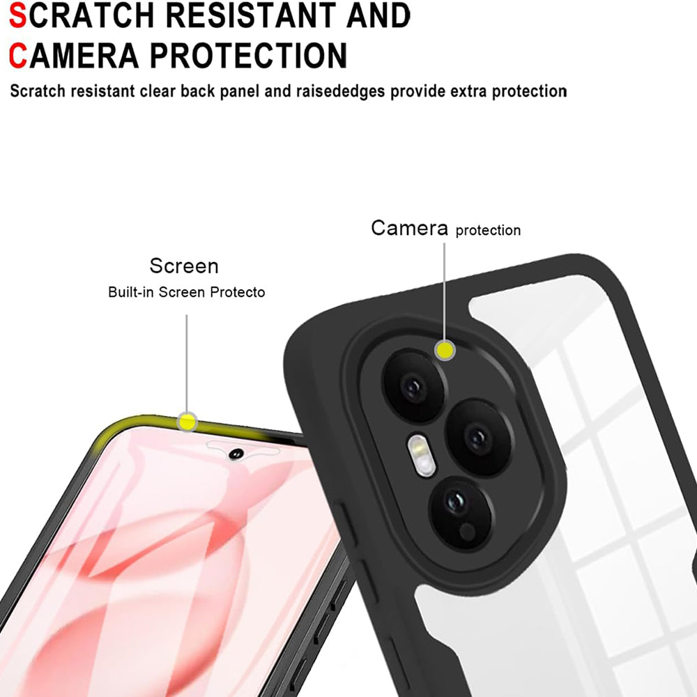 Folie de protectie Techsuit ColorVerse 360 Series + compatibil cu Honor 400, Mov