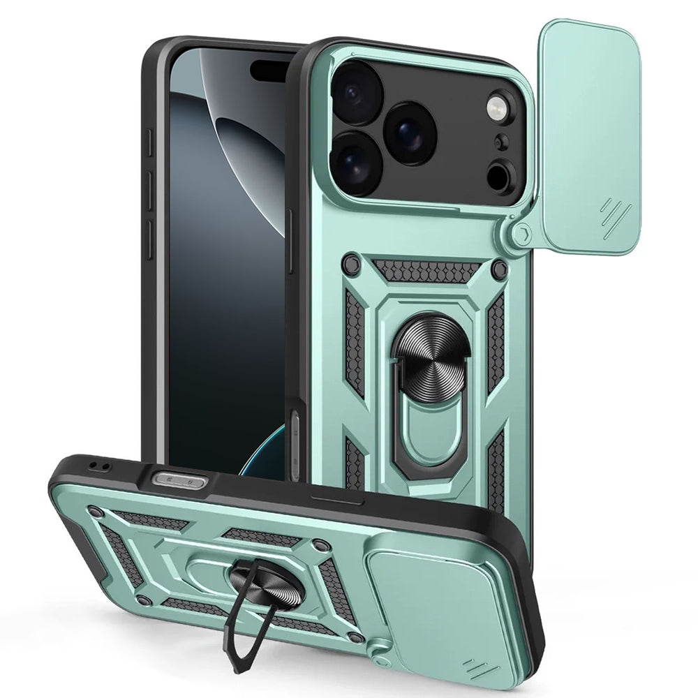 Husa de protectie Techsuit CamShield Series compatibil cu iPhone 17 Pro Max, Verde
