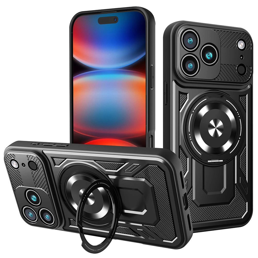 Husa de protectie Techsuit RuggedCam compatibil cu iPhone 17 Pro Max, Negru