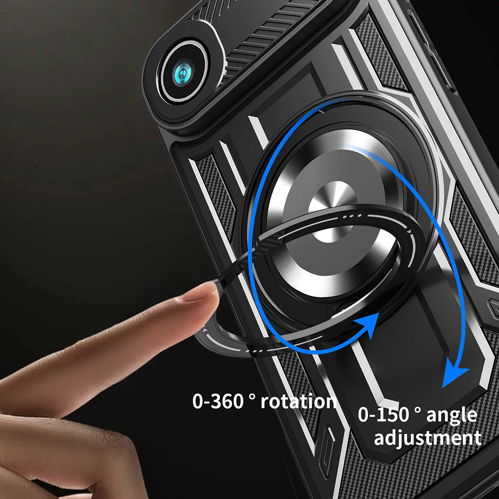 Husa de protectie Techsuit RuggedCam compatibil cu iPhone 17 Air, Negru