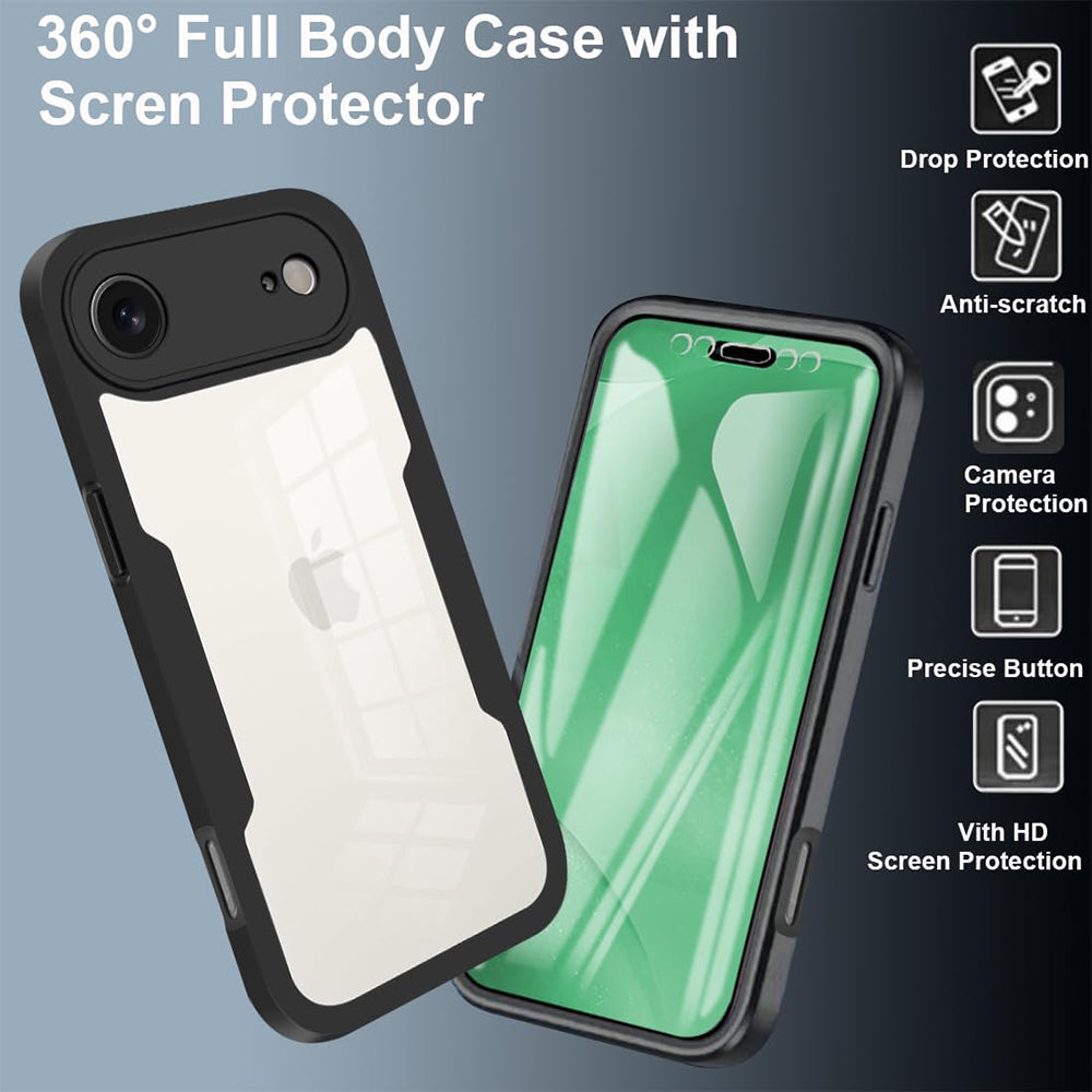 Folie de protectie Techsuit ColorVerse 360 Series + compatibil cu iPhone 17 Air, Roz