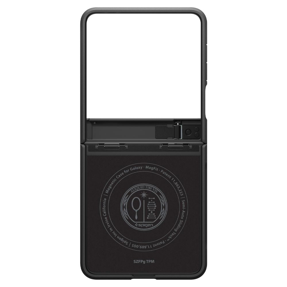 Husa de protectie Spigen Tough Armor Pro MagSafe (ACS09561) compatibil cu Samsung Galaxy Z Flip7, Negru