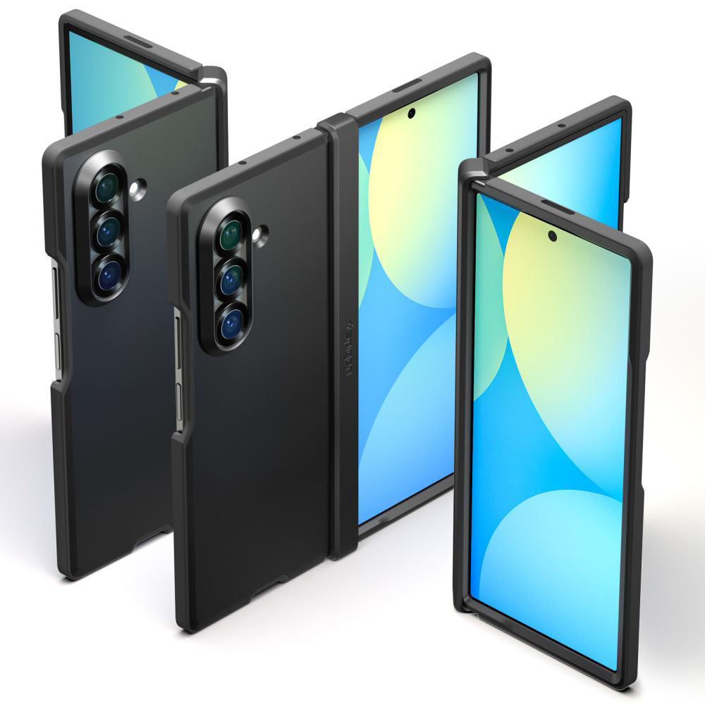 Husa de protectie Spigen Tough Armor Pro MagSafe (ACS09549) compatibil cu Samsung Galaxy Z Fold7, Negru