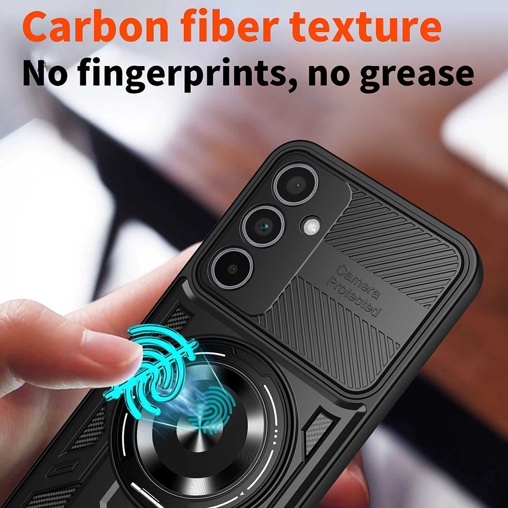 Husa de protectie Techsuit RuggedCam compatibil cu Samsung Galaxy A35 5G, Negru