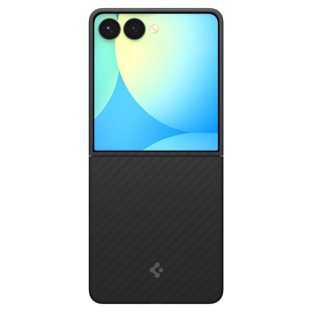 Husa de protectie Spigen Air Skin (ACS09564) compatibil cu Samsung Galaxy Z Flip7, Aramid Black