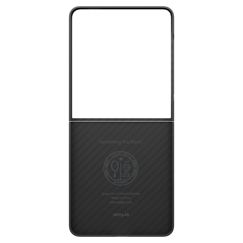 Husa de protectie Spigen Air Skin (ACS09564) compatibil cu Samsung Galaxy Z Flip7, Aramid Black