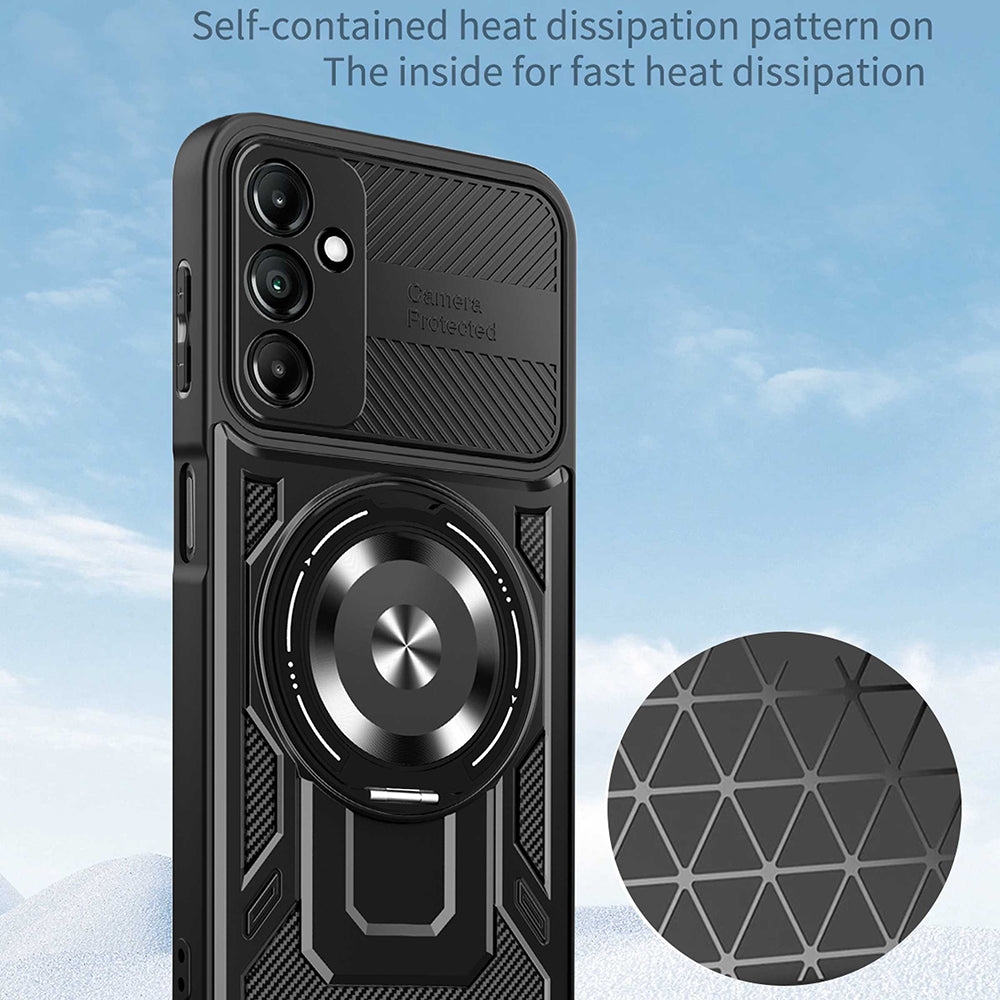 Husa de protectie Techsuit RuggedCam compatibil cu Samsung Galaxy A05s, Mov