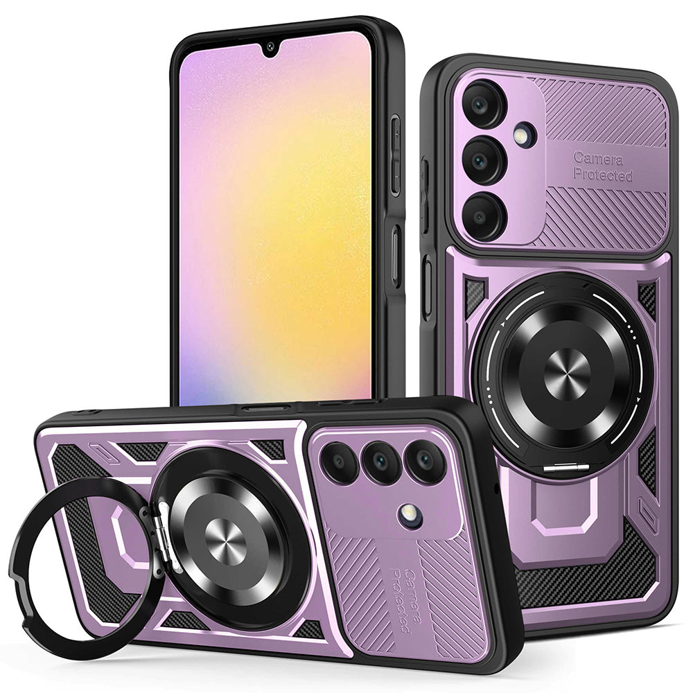 Husa de protectie Techsuit RuggedCam compatibil cu Samsung Galaxy A25 5G, Mov