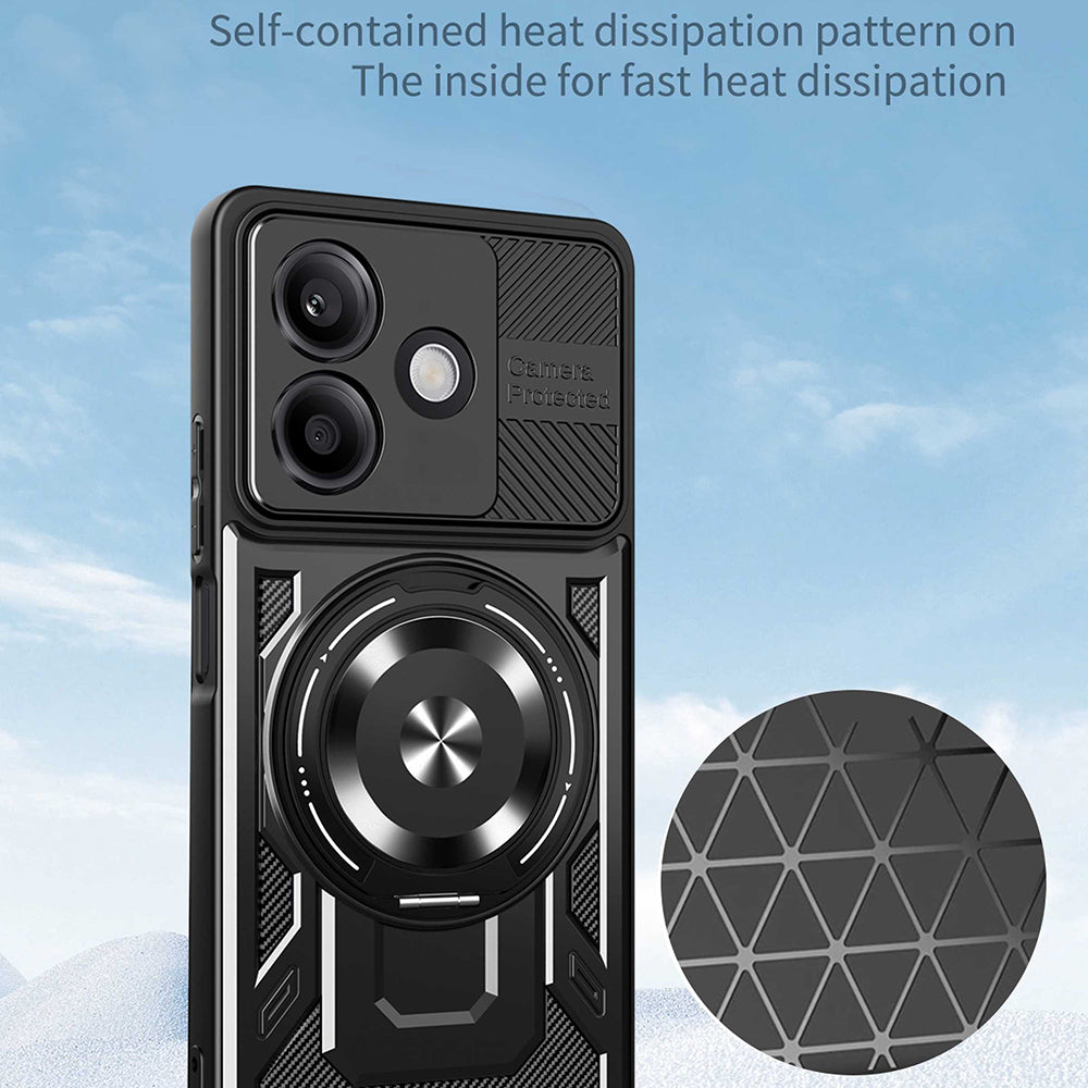 Husa de protectie Techsuit RuggedCam compatibil cu Oppo A5 Pro 4G / A5 Pro 5G, Mov