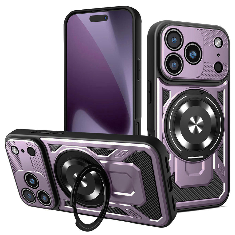 Husa de protectie Techsuit RuggedCam compatibil cu iPhone 17 Pro, Mov