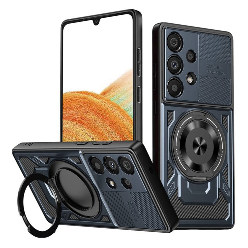 Husa de protectie Techsuit RuggedCam compatibil cu Samsung Galaxy A33 5G, Albastru