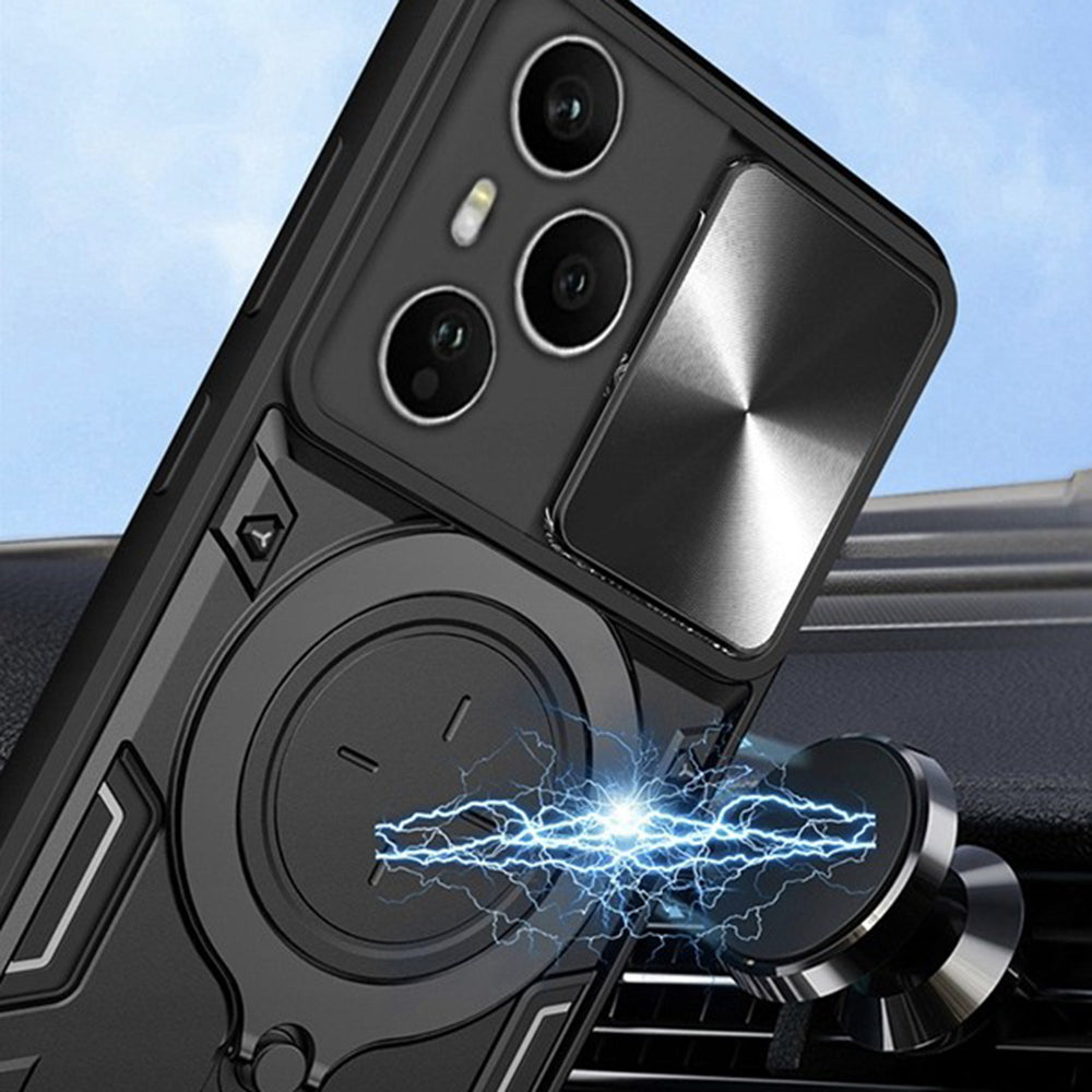 Husa de protectie Techsuit CamGuard Pro compatibil cu Honor 400 Pro, Roz Auriu