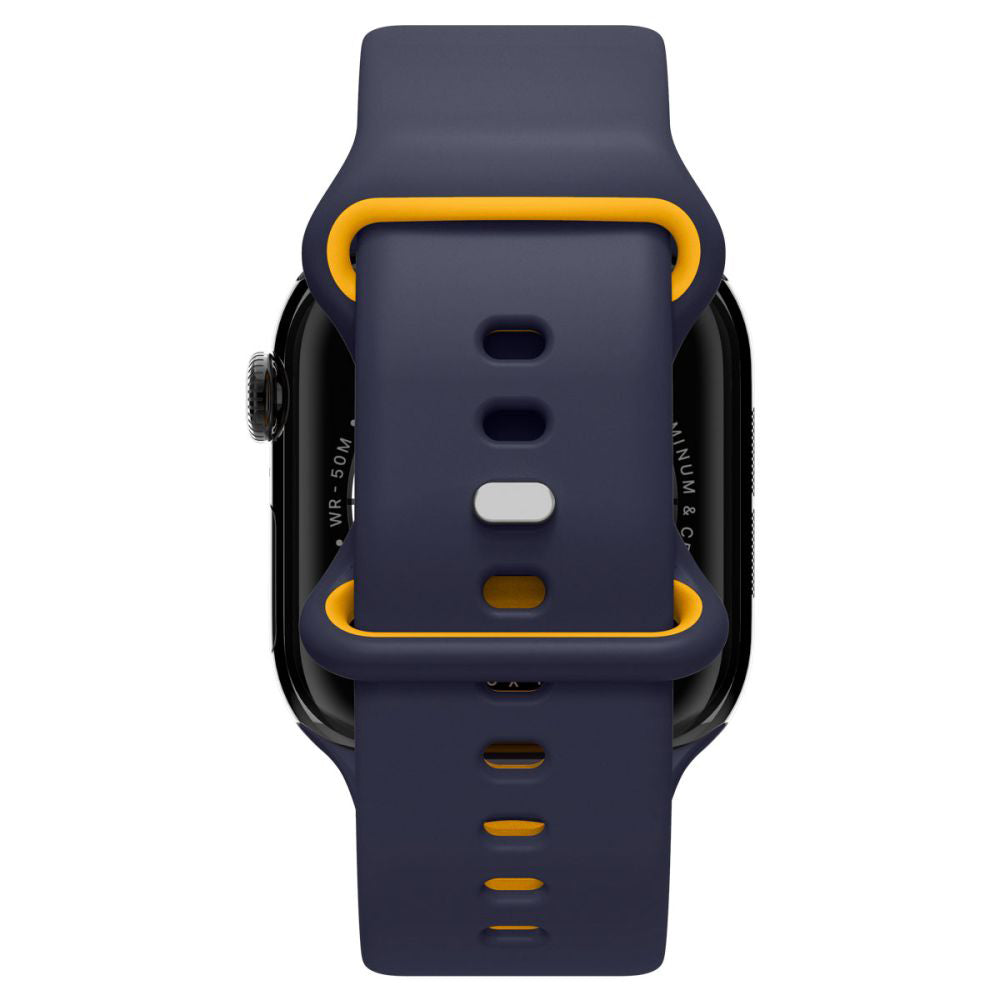 Accesoriu smartwatch Spigen Nano Pop (AMP09322) compatibil cu Apple Watch 1/2/3/4/5/6/7/8/9/10/11/SE/SE 2/SE 3/ Ultra/Ultra 2/Ultra 3 (42/44/45/46/49mm), Albastru Berry Navy