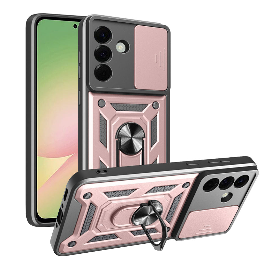 Husa de protectie Techsuit CamShield Series compatibil cu Samsung Galaxy A56 5G, Roz Auriu