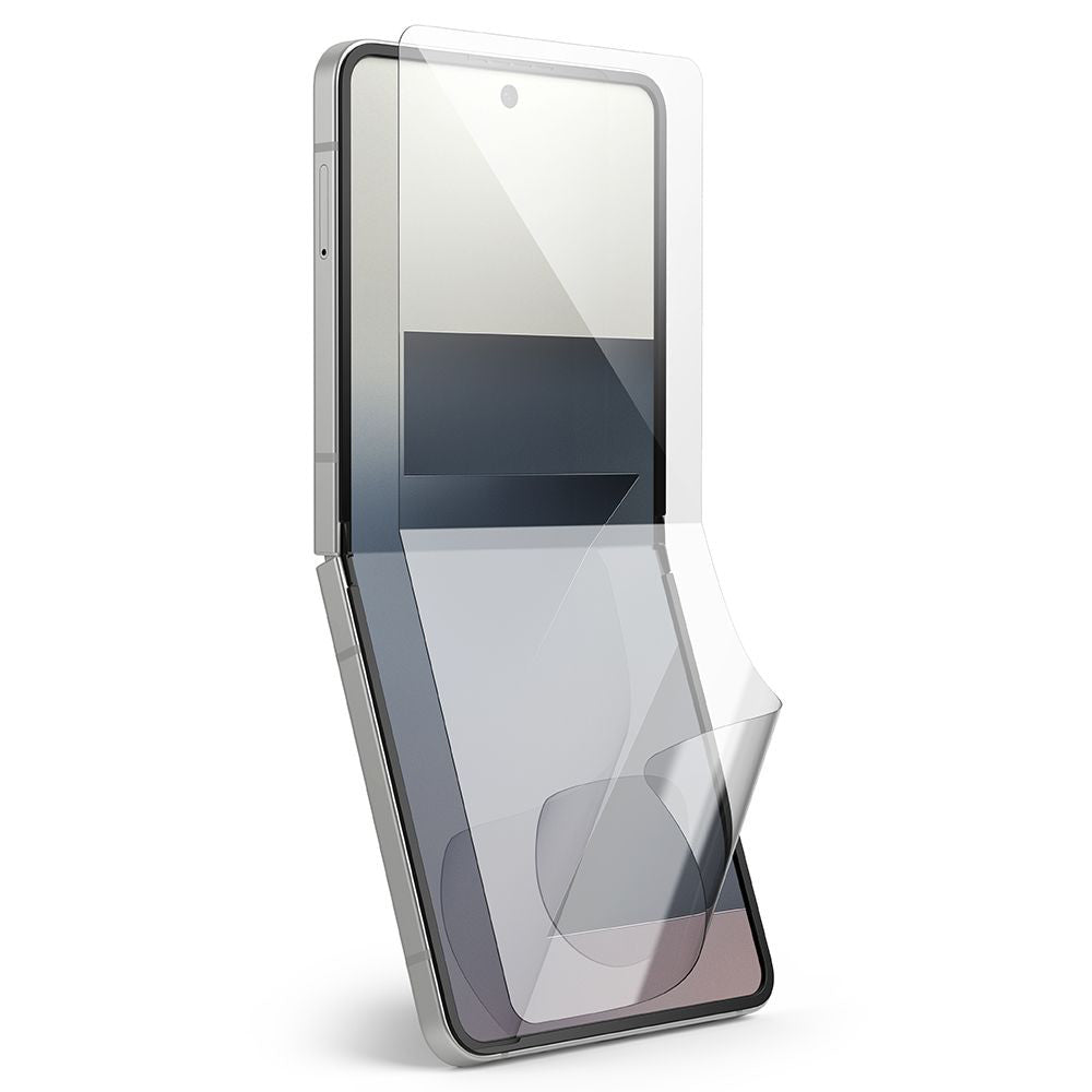 Folie de protectie Ringke Dual Easy Pro Film (set de 2) compatibil cu Samsung Galaxy Z Flip7, Transparent
