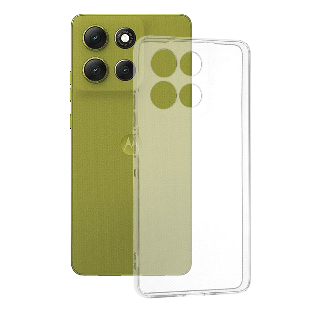 Husa de protectie Techsuit Clear Silicone compatibil cu Motorola Moto G86, Transparent