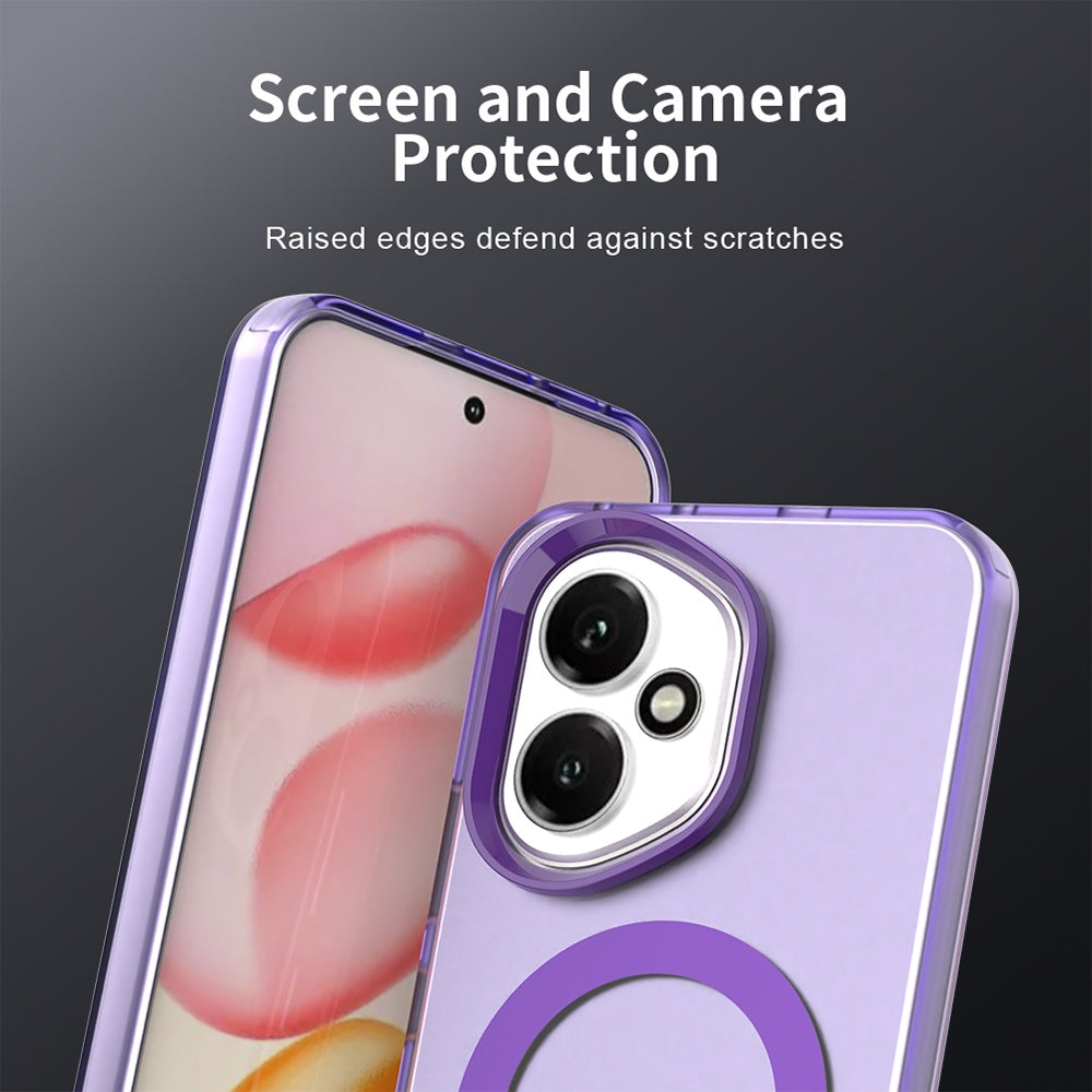 Husa de protectie Techsuit CandyCase MagSafe compatibil cu Honor 400, Mov