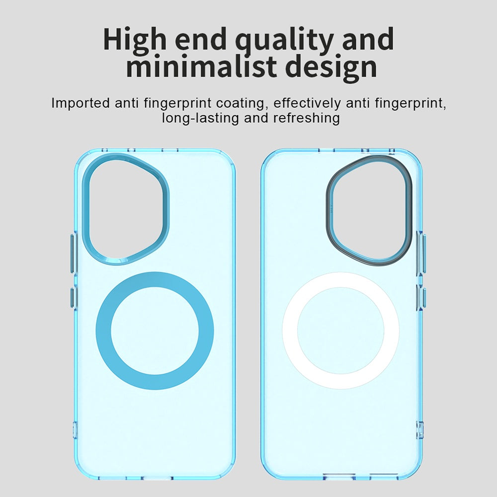 Husa de protectie Techsuit CandyCase MagSafe compatibil cu Honor 400, Albastru
