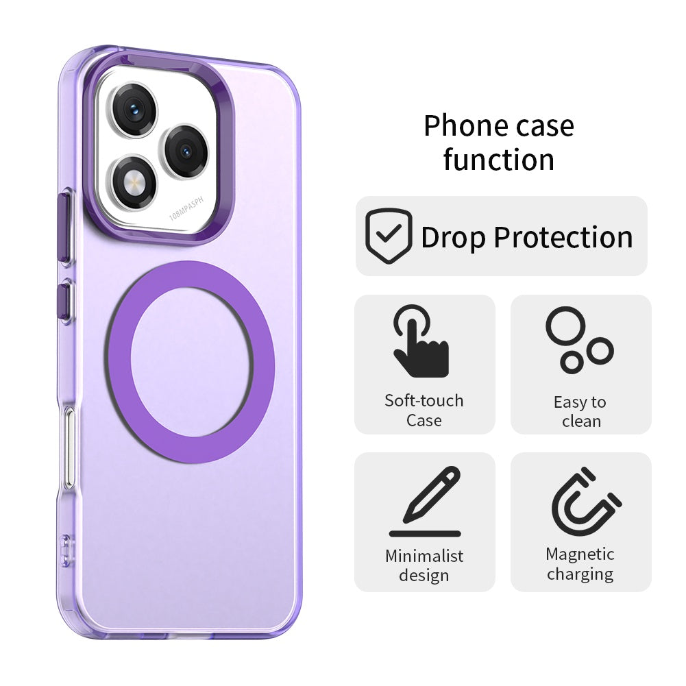Husa de protectie Techsuit CandyCase MagSafe compatibil cu Honor 400 Lite, Mov