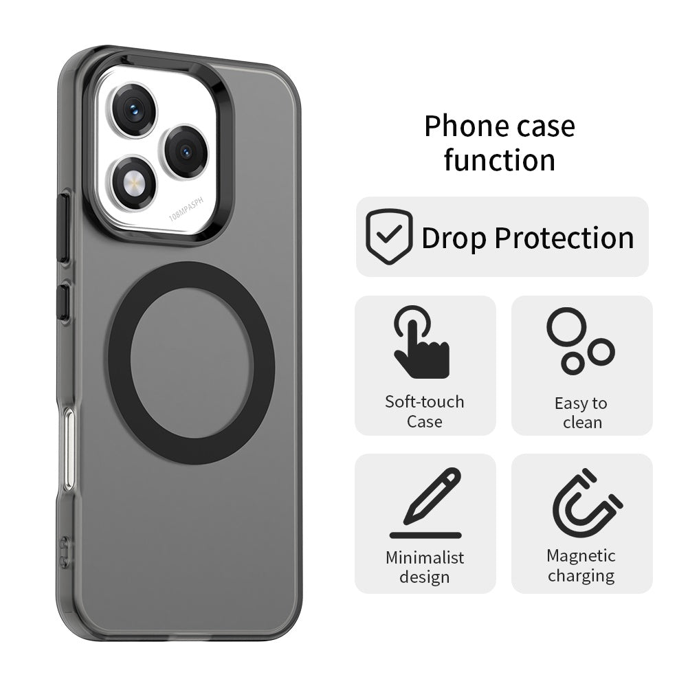Husa de protectie Techsuit CandyCase MagSafe compatibil cu Honor 400 Lite, Negru