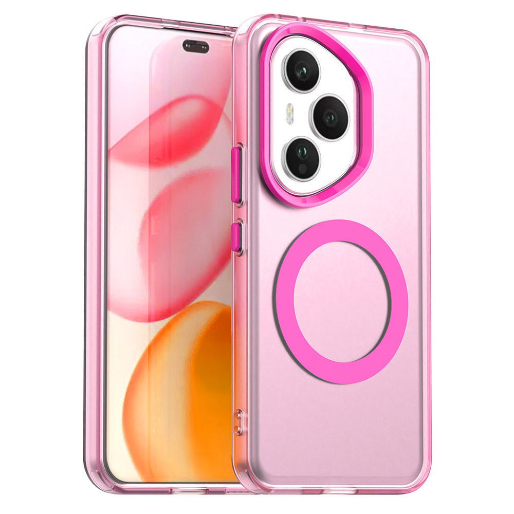 Husa de protectie Techsuit CandyCase MagSafe compatibil cu Honor 400 Pro, Roz