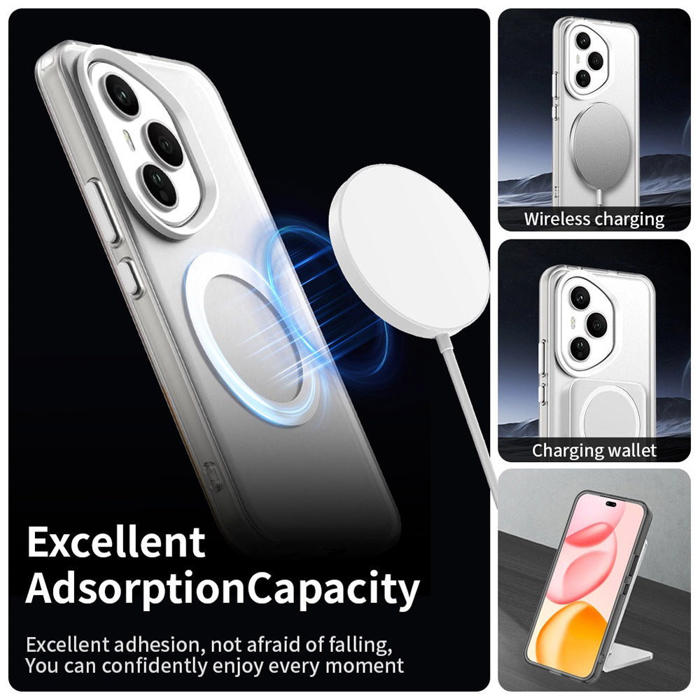 Husa de protectie Techsuit CandyCase MagSafe compatibil cu Honor 400 Pro, Alb