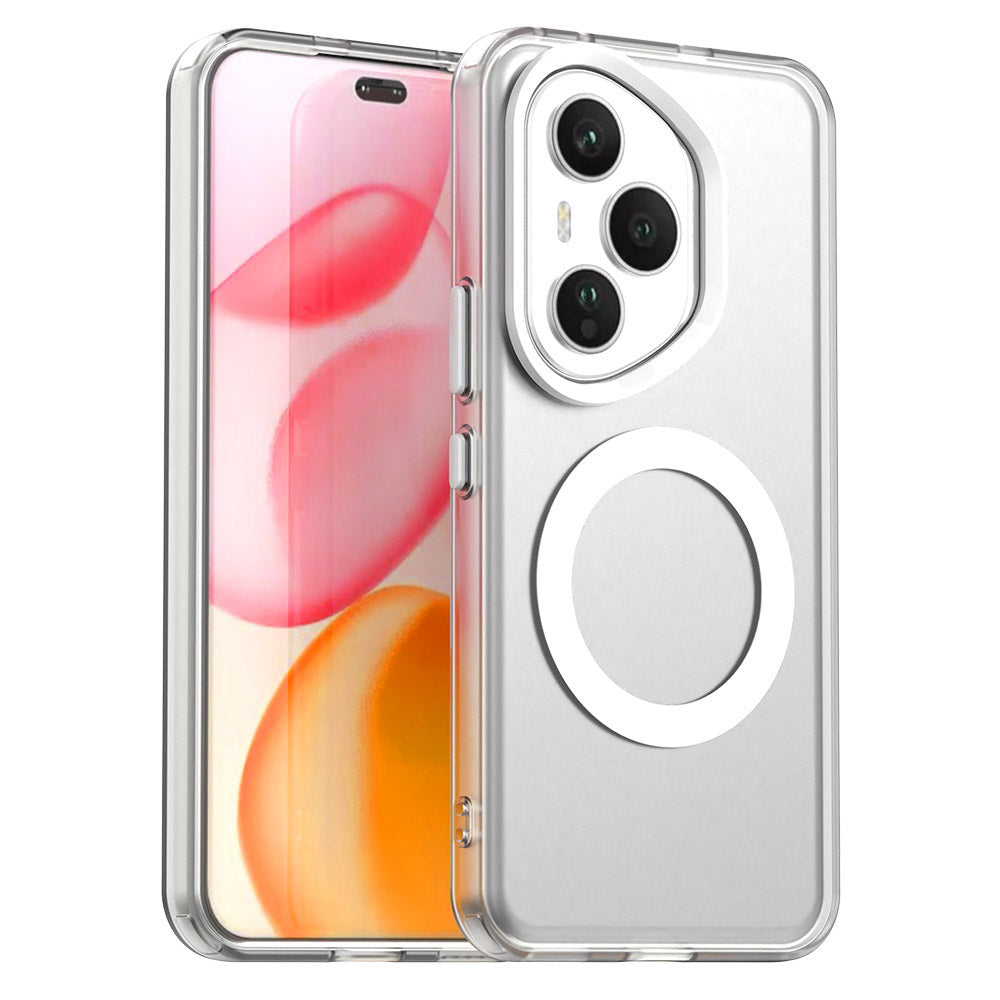 Husa de protectie Techsuit CandyCase MagSafe compatibil cu Honor 400 Pro, Alb