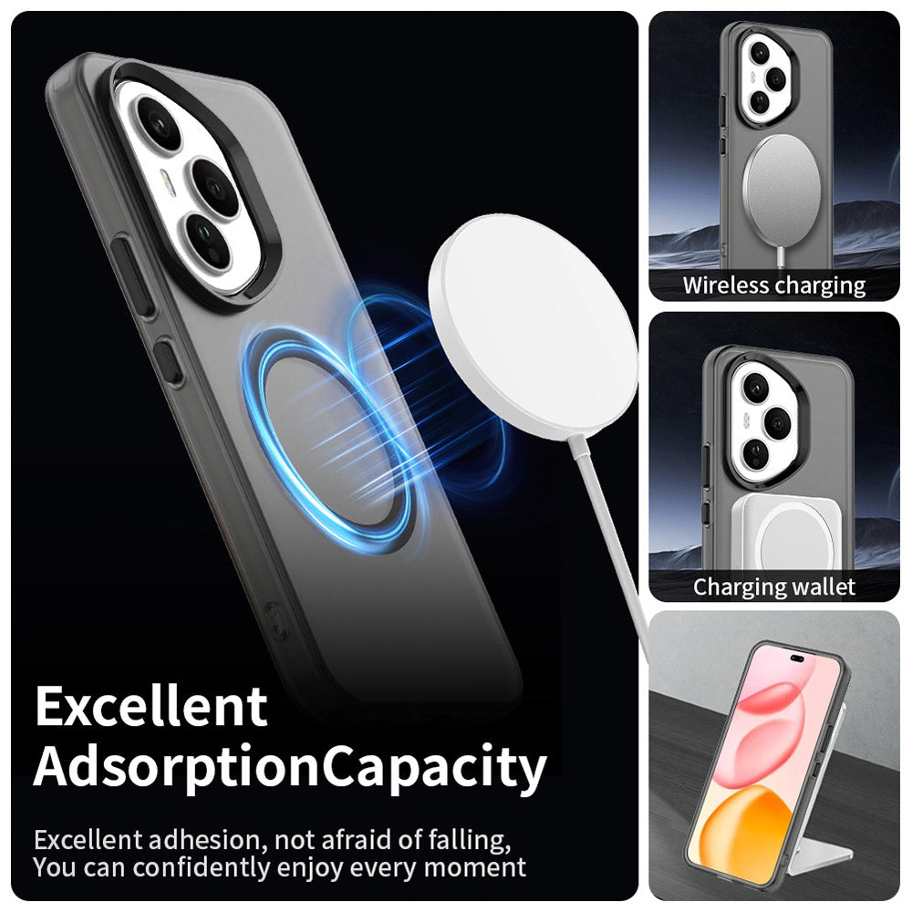 Husa de protectie Techsuit CandyCase MagSafe compatibil cu Honor 400 Pro, Negru