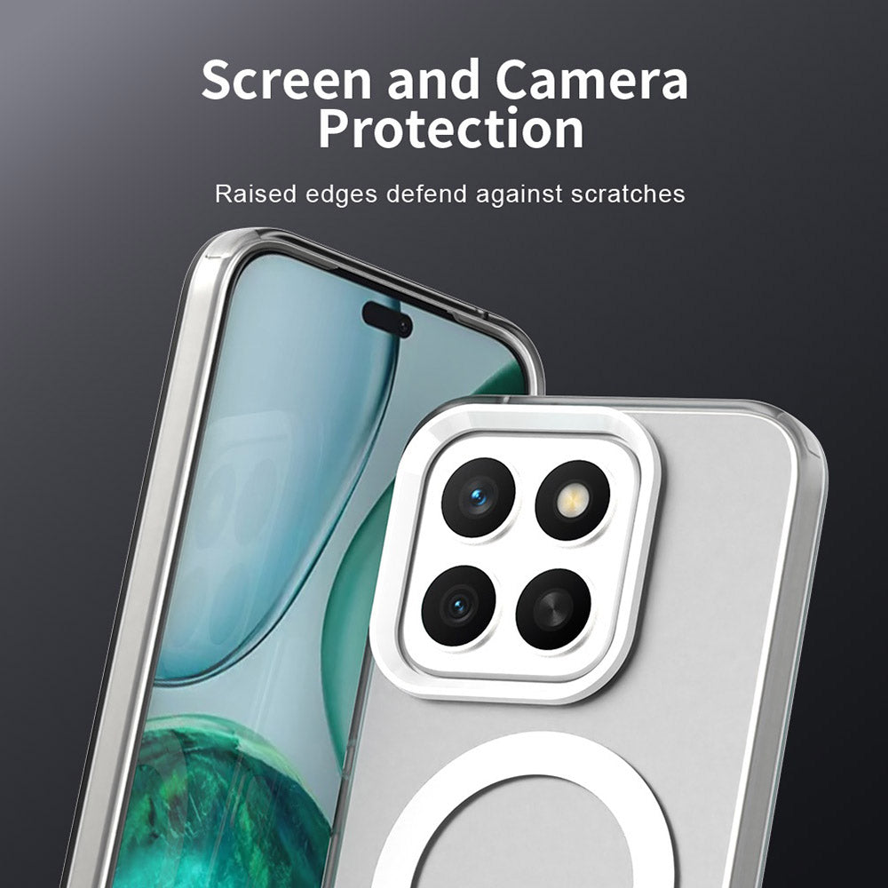 Husa de protectie Techsuit CandyCase MagSafe compatibil cu Honor X8c, Alb