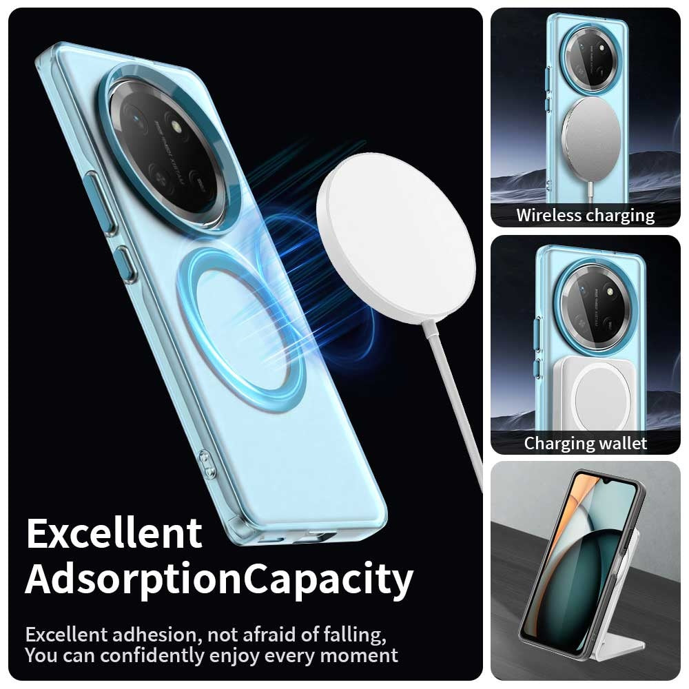 Husa de protectie Techsuit CandyCase MagSafe compatibil cu Honor Magic7 Lite / X9c, Albastru