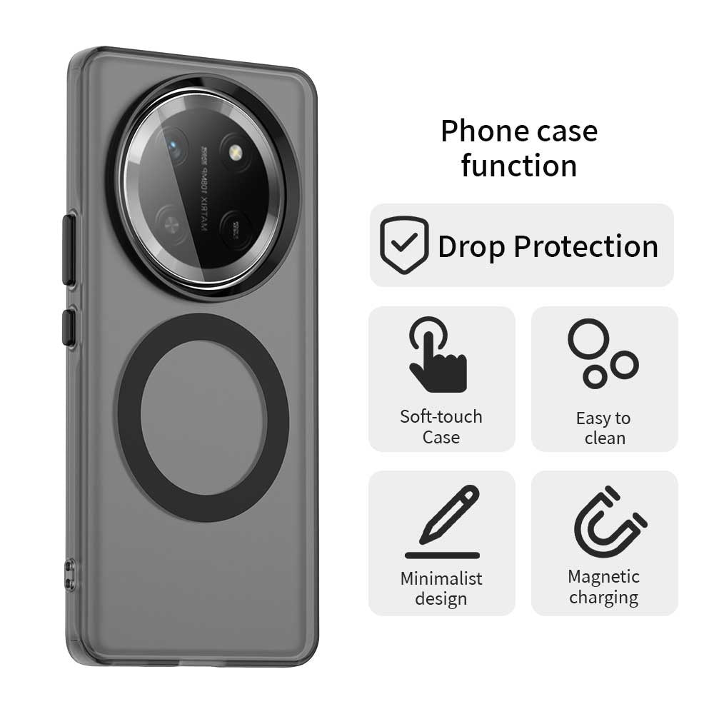 Husa de protectie Techsuit CandyCase MagSafe compatibil cu Honor Magic7 Lite / X9c, Negru