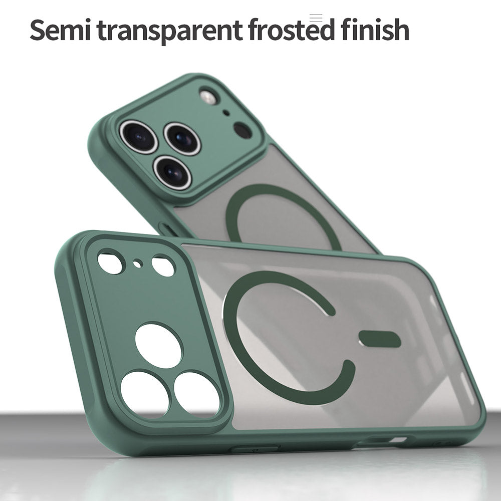 Husa de protectie Techsuit HaloFrost II MagSafe compatibil cu iPhone 17 Pro Max, Verde