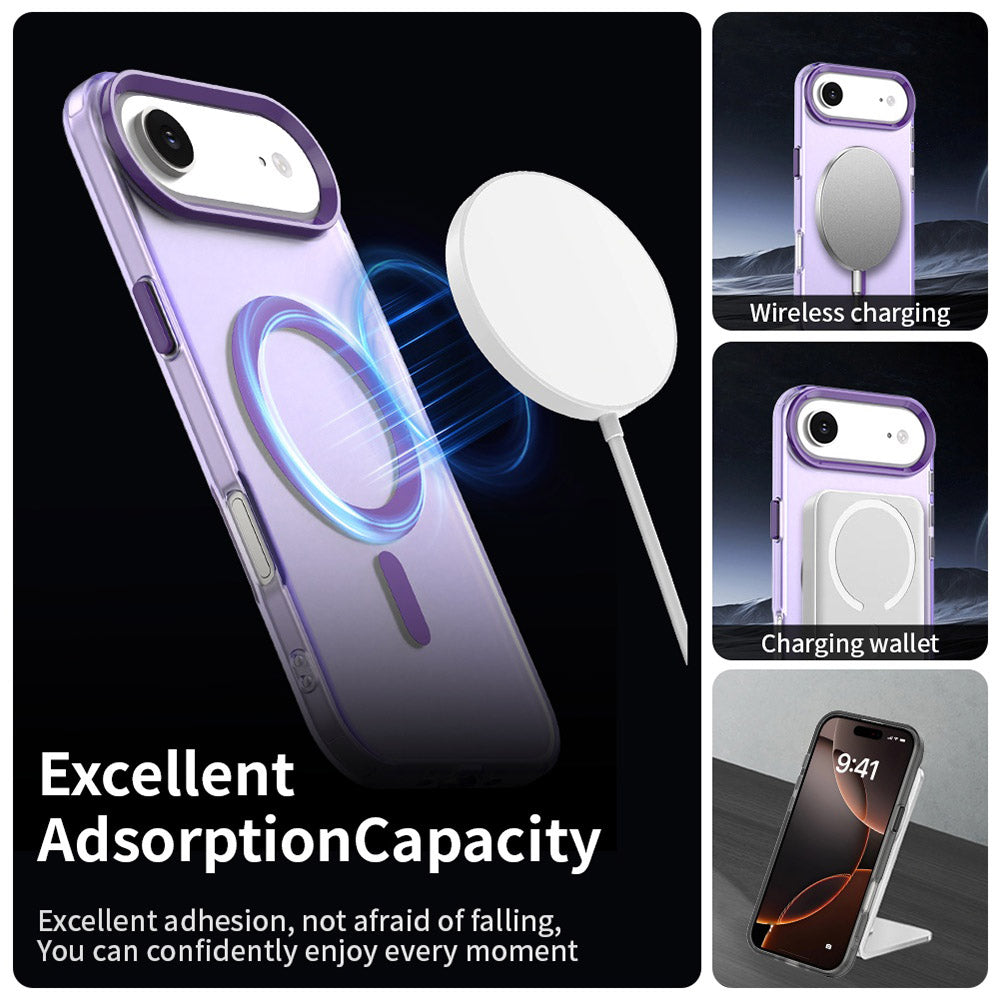 Husa de protectie Techsuit CandyCase MagSafe compatibil cu iPhone 17 Air, Mov