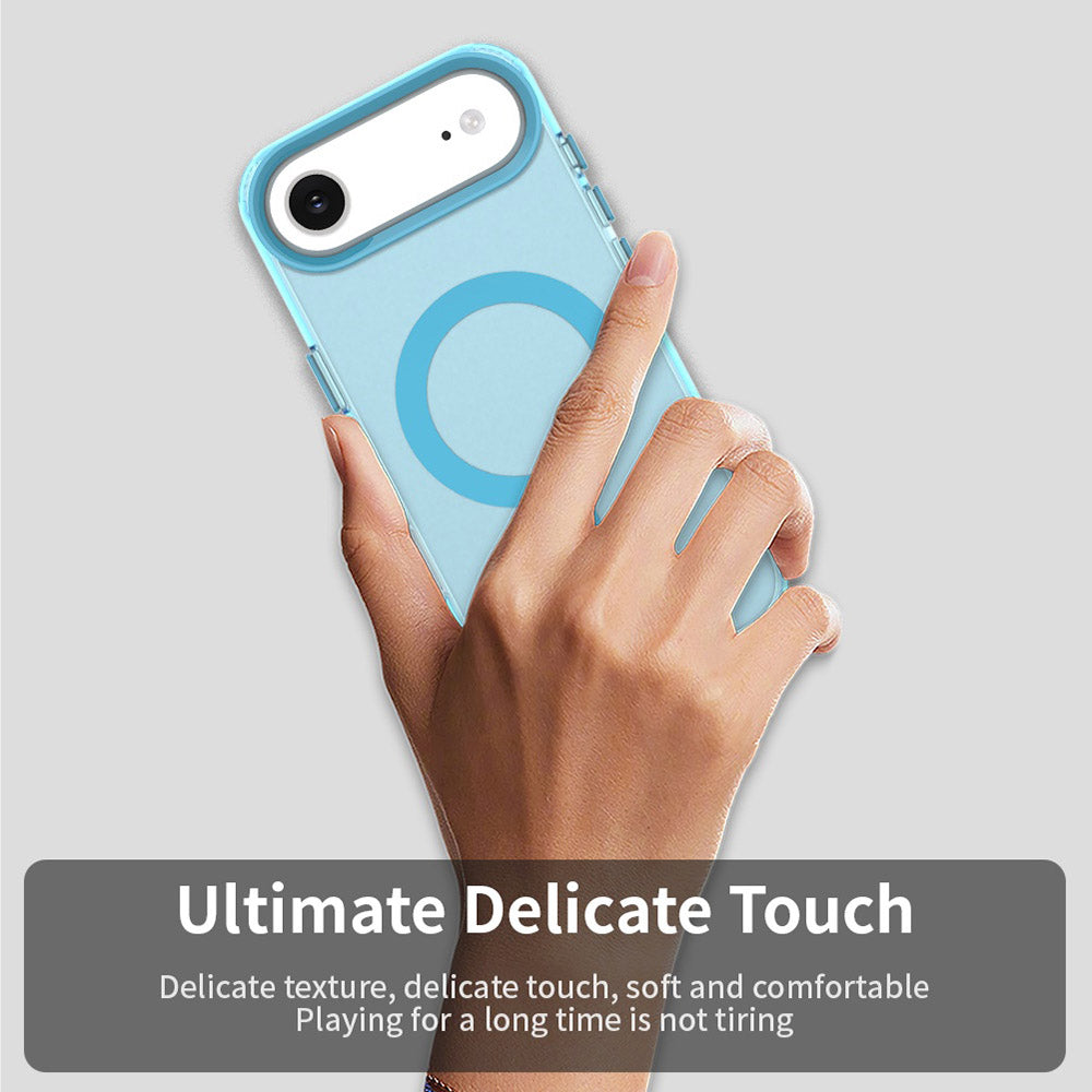 Husa de protectie Techsuit CandyCase MagSafe compatibil cu iPhone 17 Air, Albastru