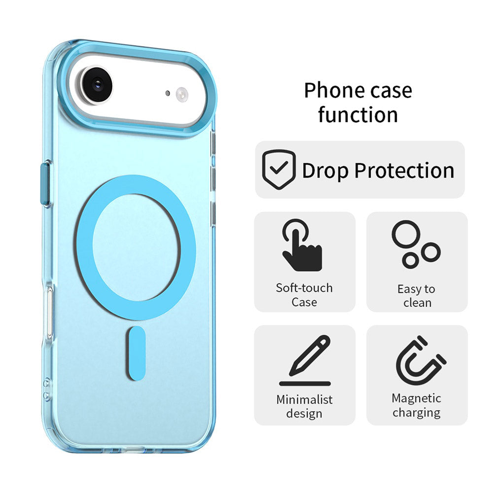 Husa de protectie Techsuit CandyCase MagSafe compatibil cu iPhone 17 Air, Albastru