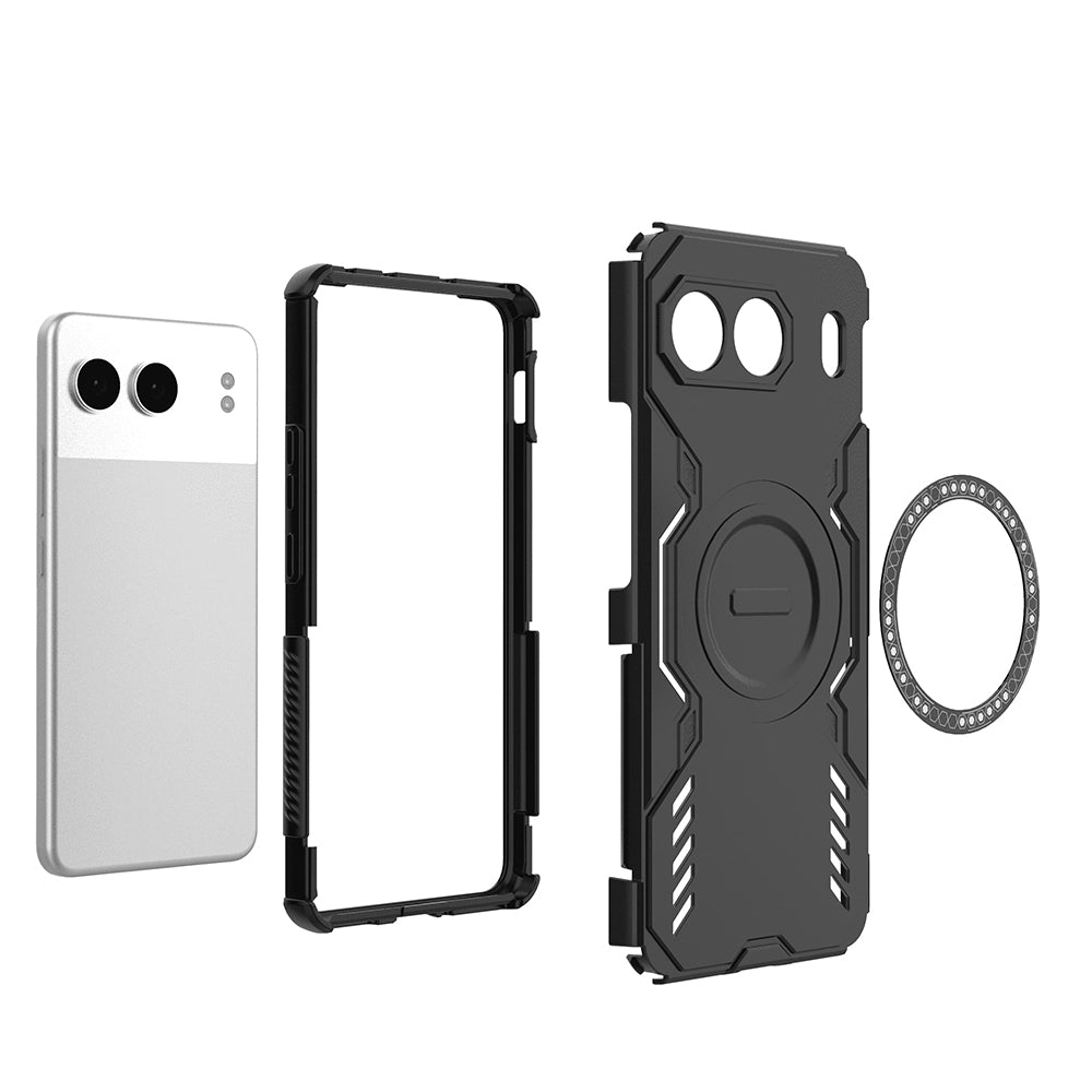 Husa de protectie Techsuit ArmorMag compatibil cu OnePlus Nord 4, Albastru
