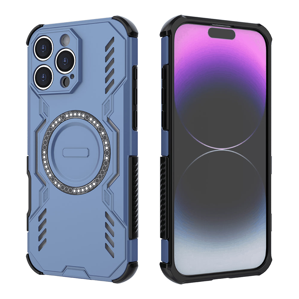 Husa de protectie Techsuit ArmorMag compatibil cu iPhone 16 Pro, Albastru