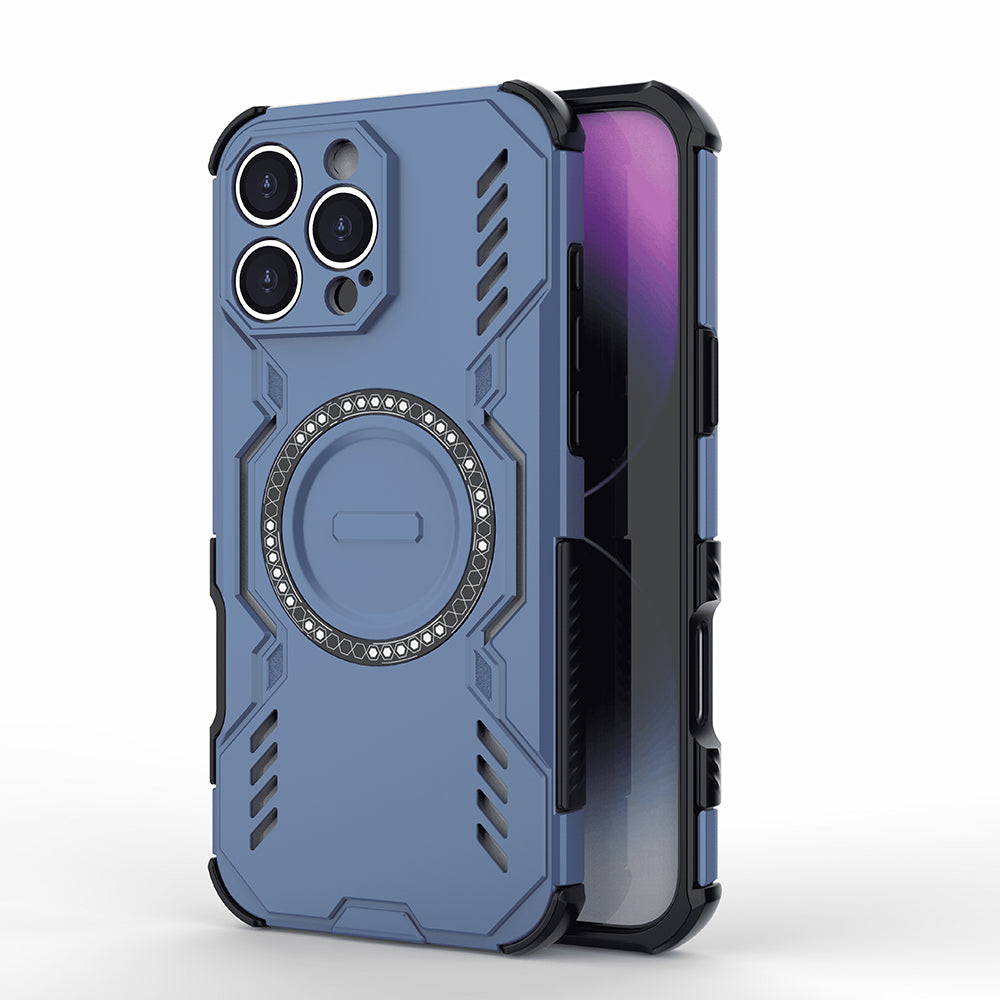 Husa de protectie Techsuit ArmorMag compatibil cu iPhone 16 Pro, Albastru