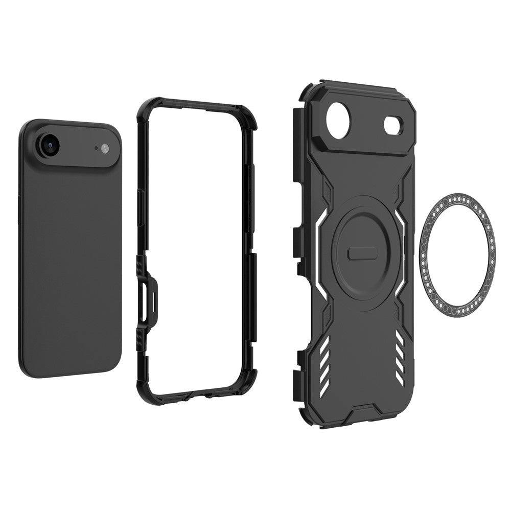 Husa de protectie Techsuit ArmorMag compatibil cu iPhone 17 Air, Albastru