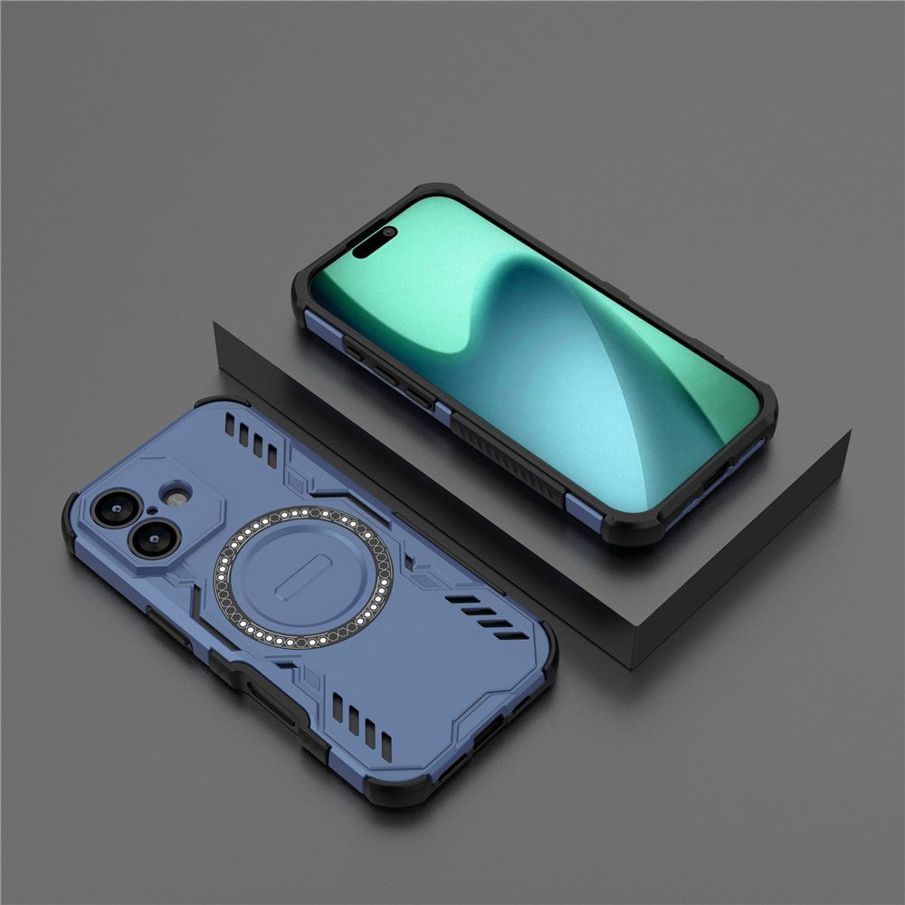 Husa de protectie Techsuit ArmorMag compatibil cu iPhone 17, Albastru