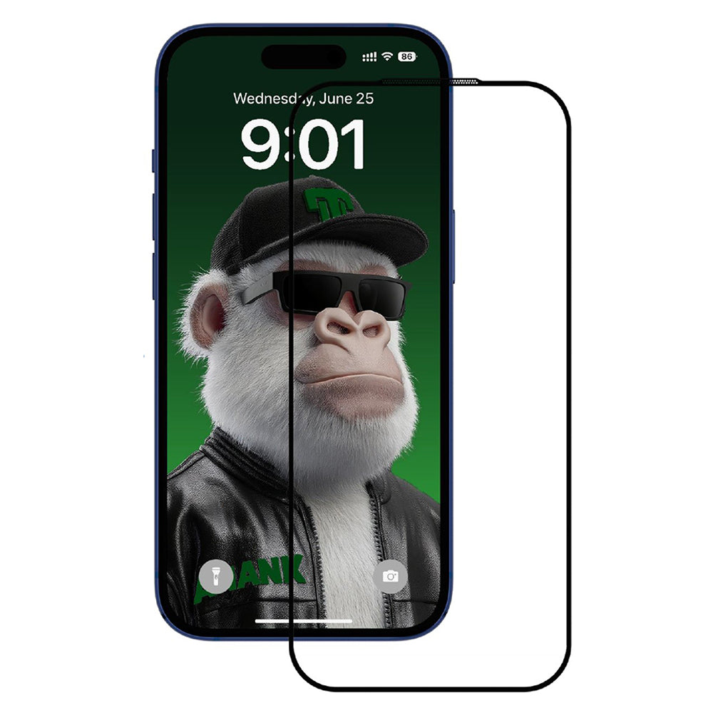 Folie de protectie ANANK 2.5D 10X Reinforced CG compatibil cu iPhone 17 Pro Max, Negru