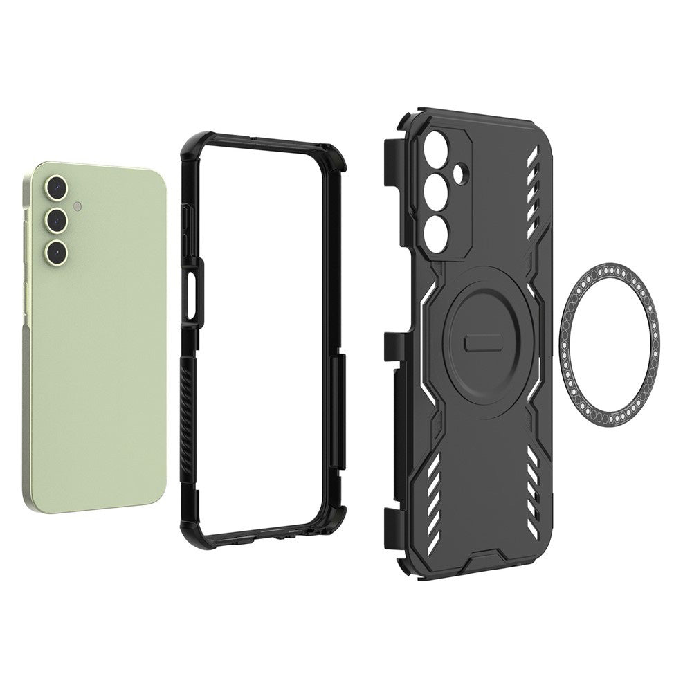 Husa de protectie Techsuit ArmorMag compatibil cu Samsung Galaxy A15 4G / A15 5G, Negru